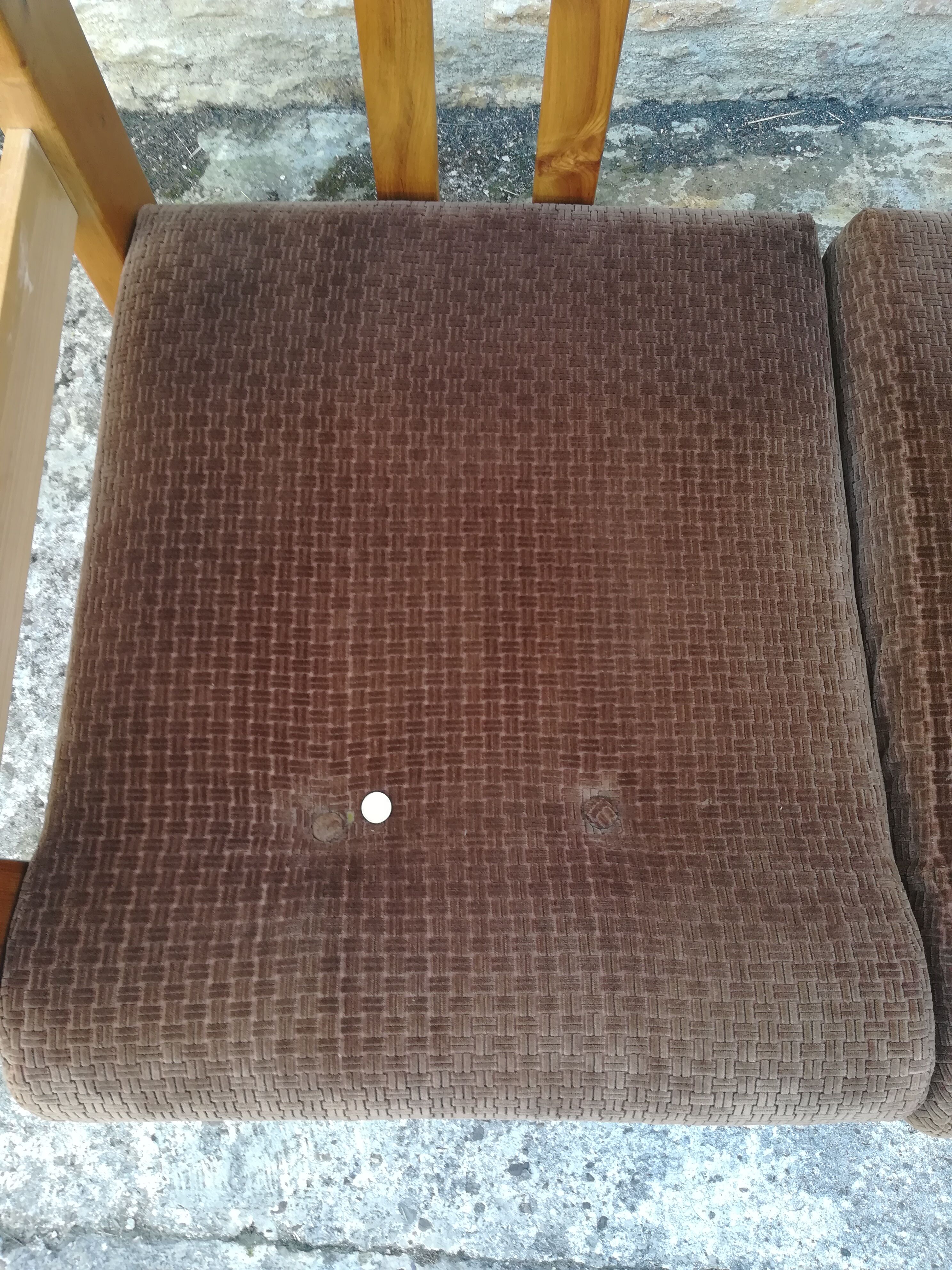 Scandinavian elm sofa