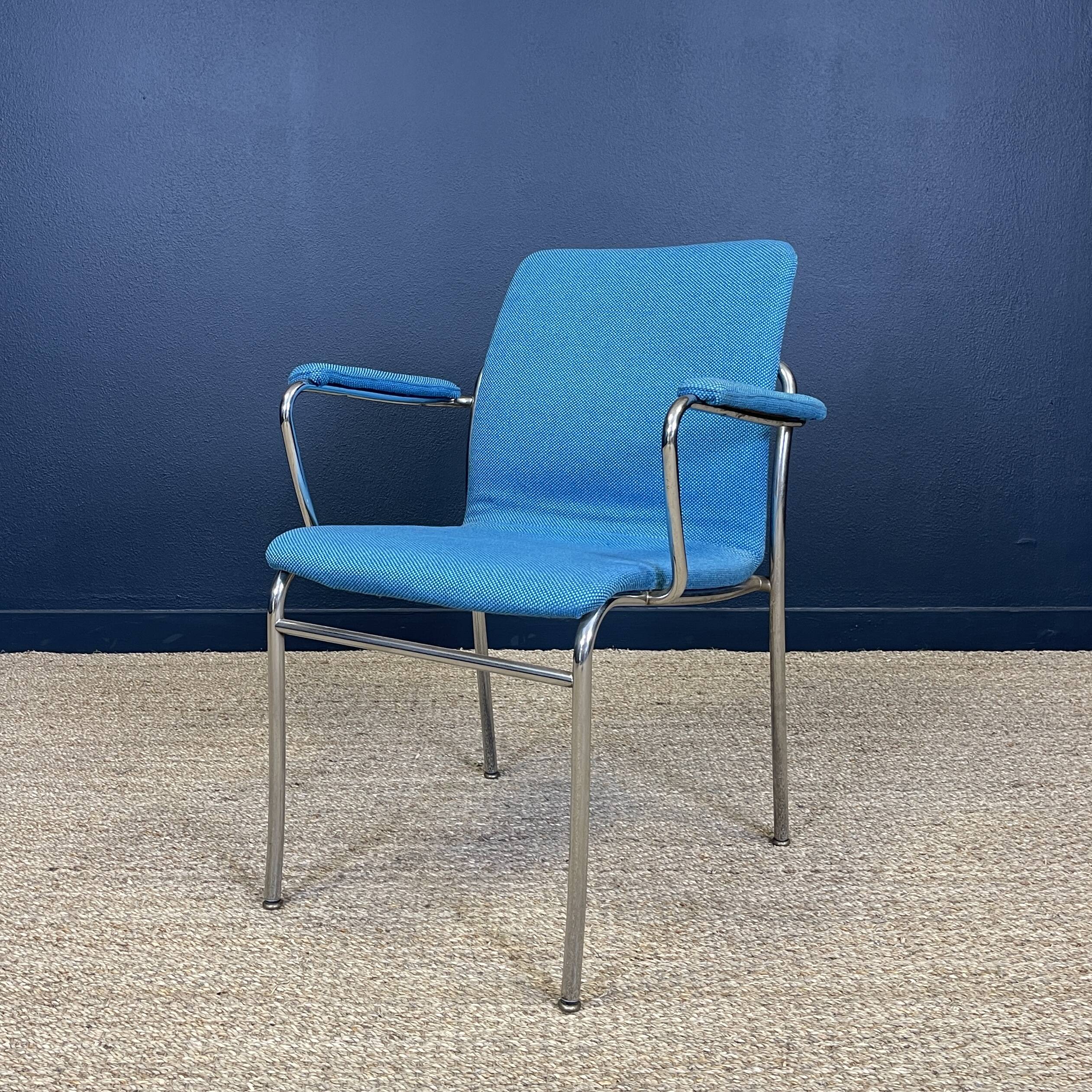 Fauteuil scandinave vintage NKR Suède 1978