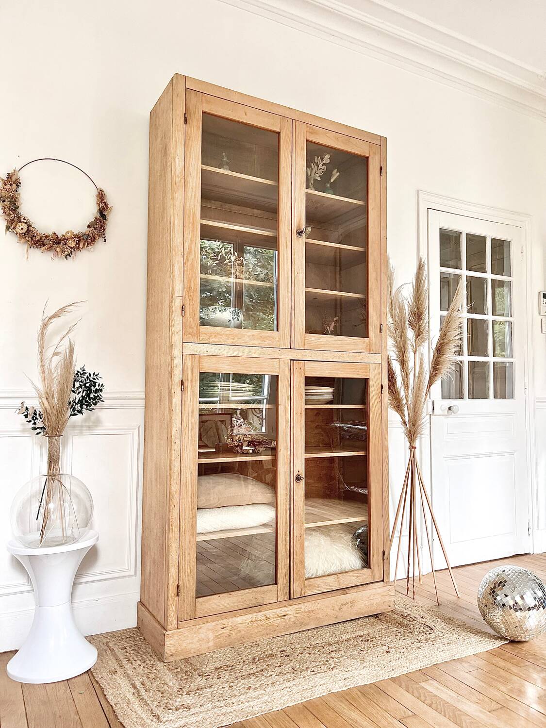 Vintage glass cabinet