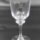 6 wine glasses model Saumur crystal Daum France H = 17 cm
