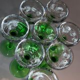 White wine glasses from Alsace