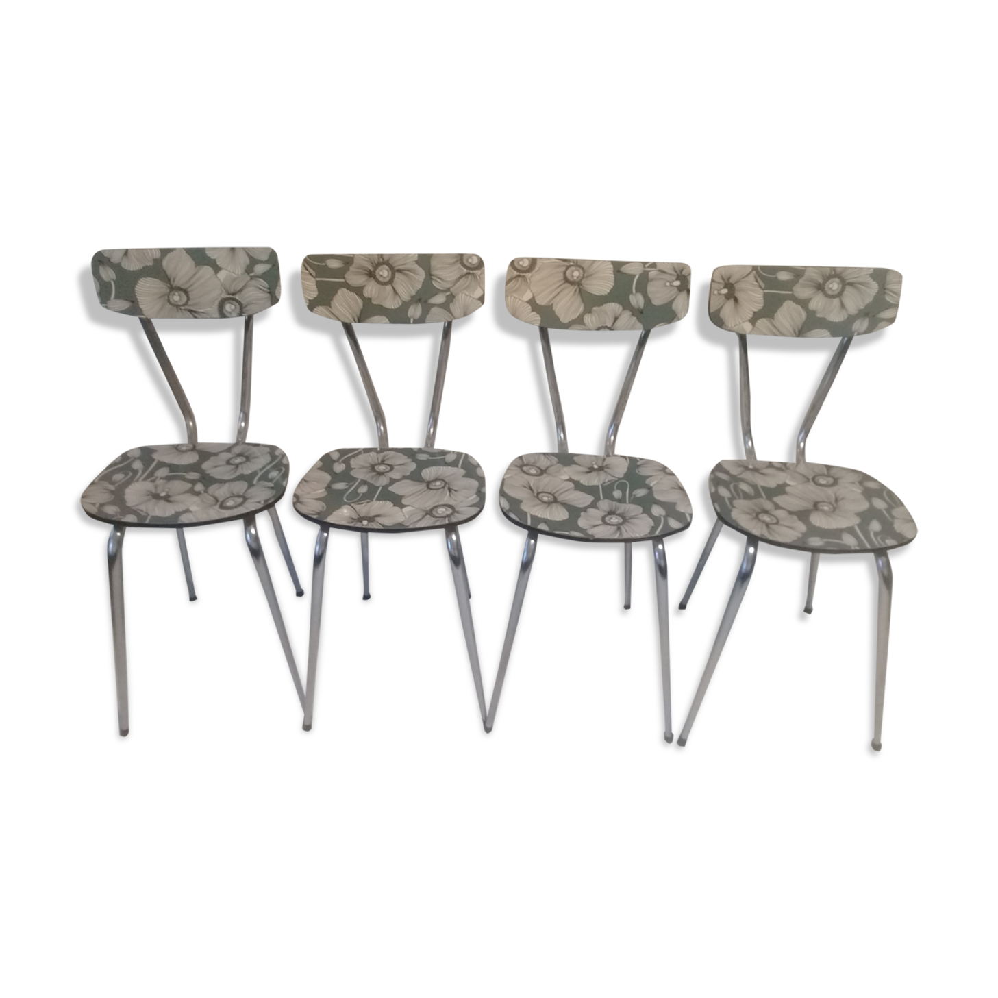4 restyled formica chairs