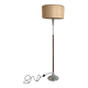 Lampadaire scandinave palissandre pied tulipe vintage