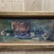 Tableau Nature morte aux fruits et pots de confiture