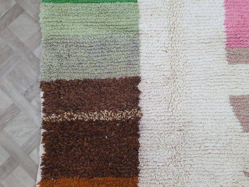 Authentic traditional handwoven Berber rug size 1.4/2.6 m