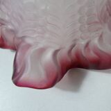 Old pink glass paste tulip