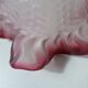 Old pink glass paste tulip