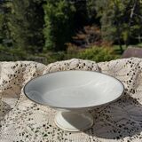 Porcelain fruit bowl, gilded