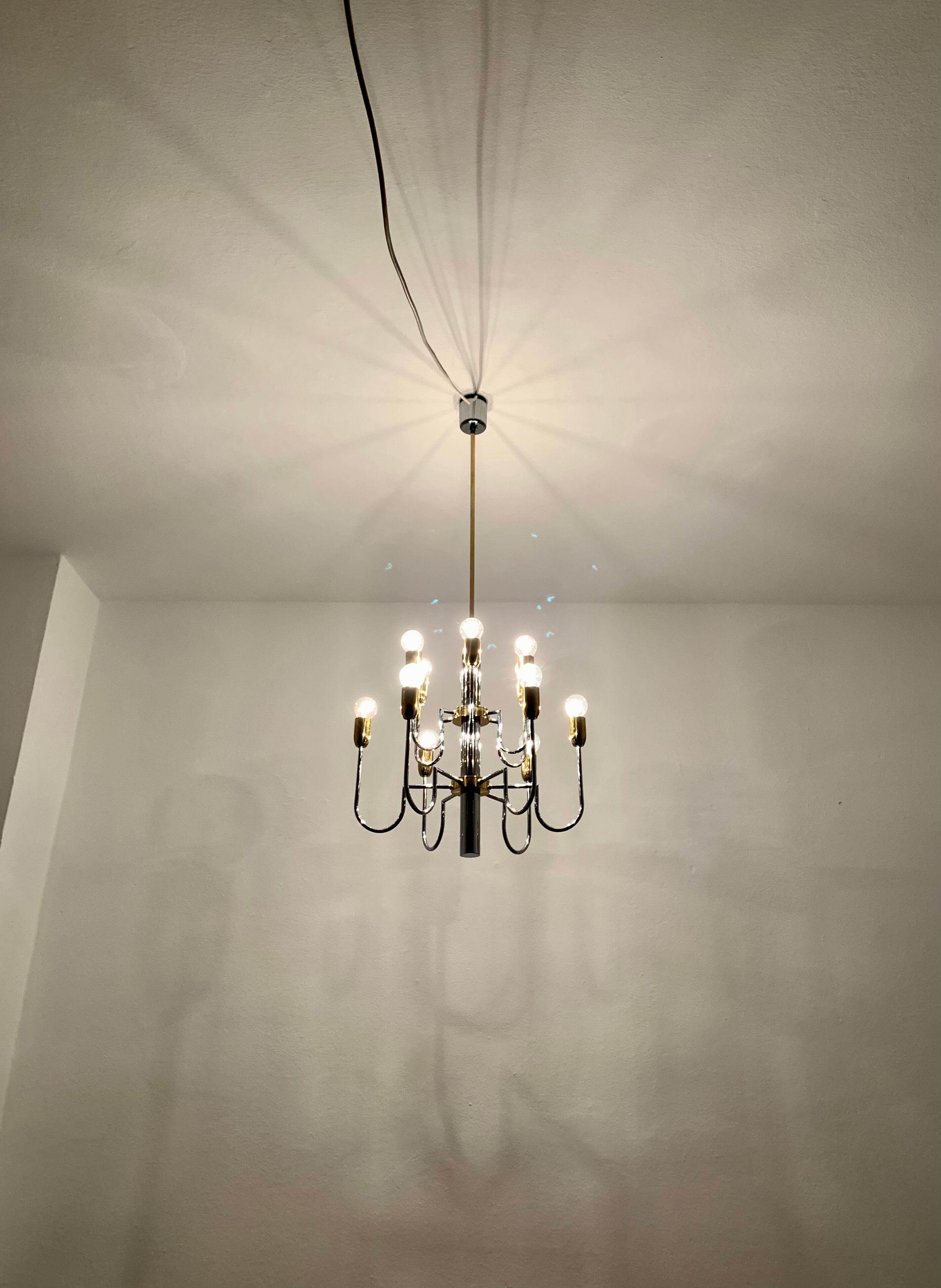 Bicolor chandelier