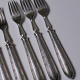 Antique Mappin & Webb silver plated dessert or dessert forks
