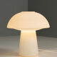 Glashütte Limburg model 6276 large mushroom lamp 1970'S