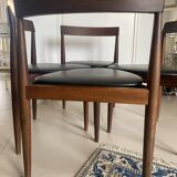 4 Frem Rojle tripod chairs by Hans Olsen