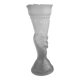 Sculptural vase "Victorian Hand" in frosted moulded glass — 19th century