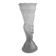 Sculptural vase "Victorian Hand" in frosted moulded glass — 19th century