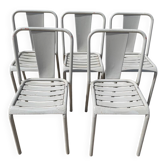 Chaises de bistrot Tolix années 60