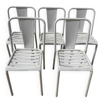Tolix bistro chairs from the 1960s
