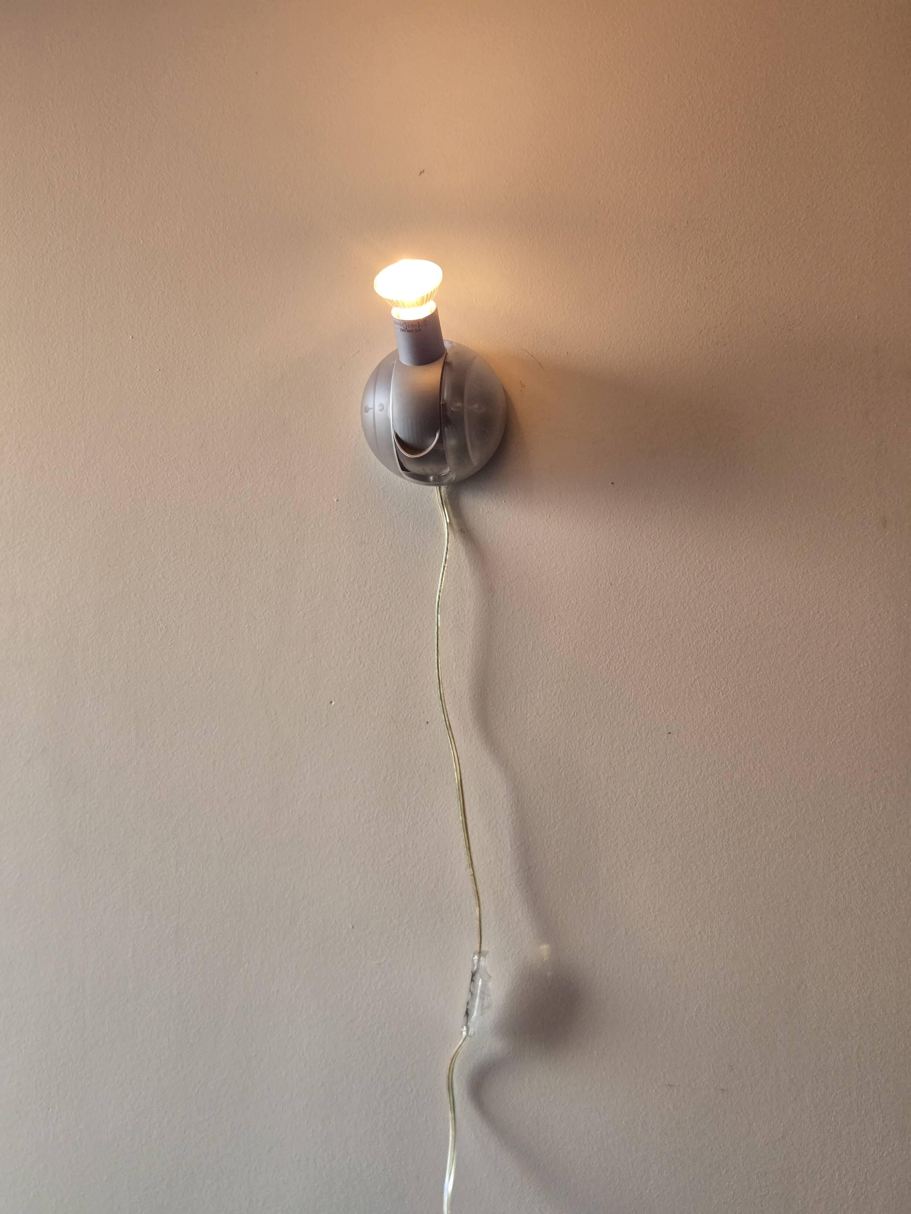 Lamp or adjustable spotlight Massive - vintage design from the 90s.