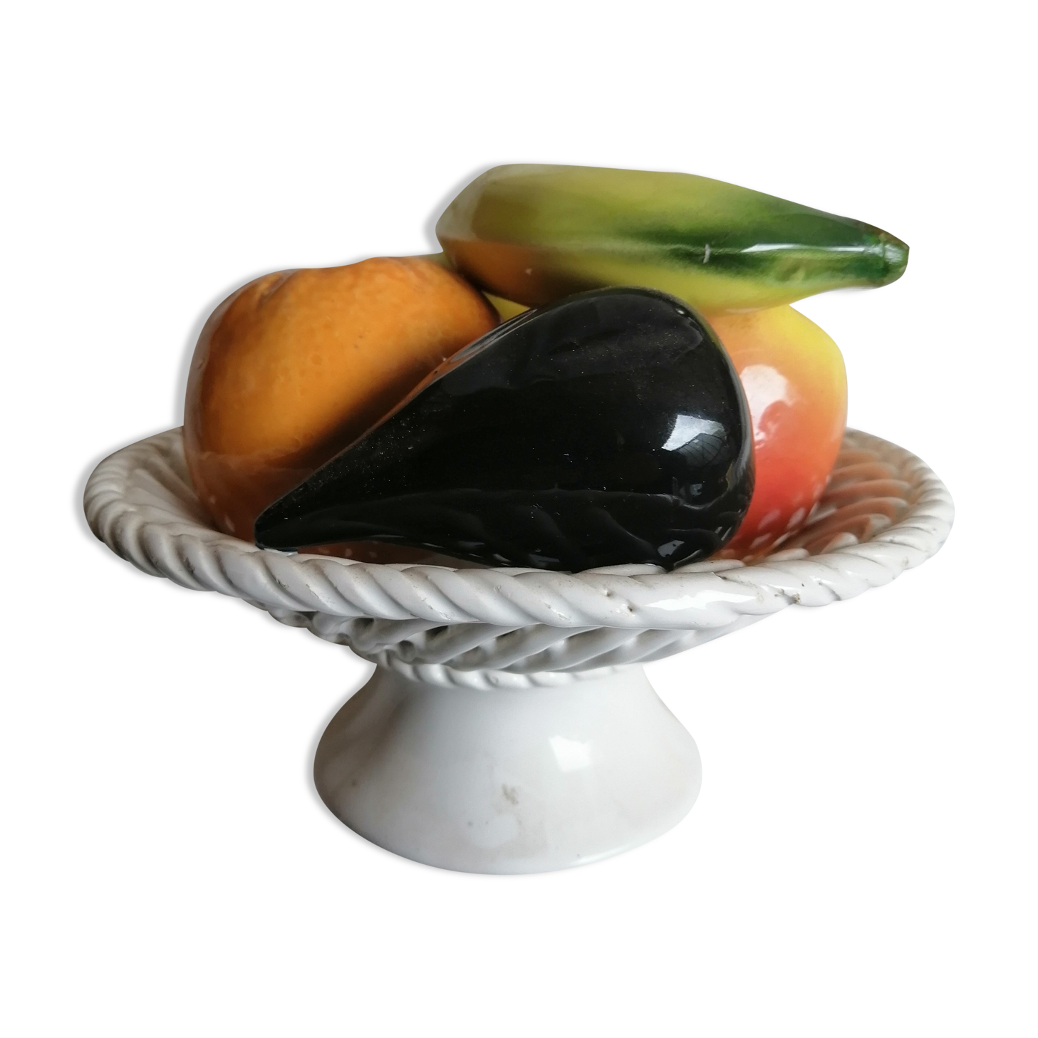 Ceramic deco fruit cup