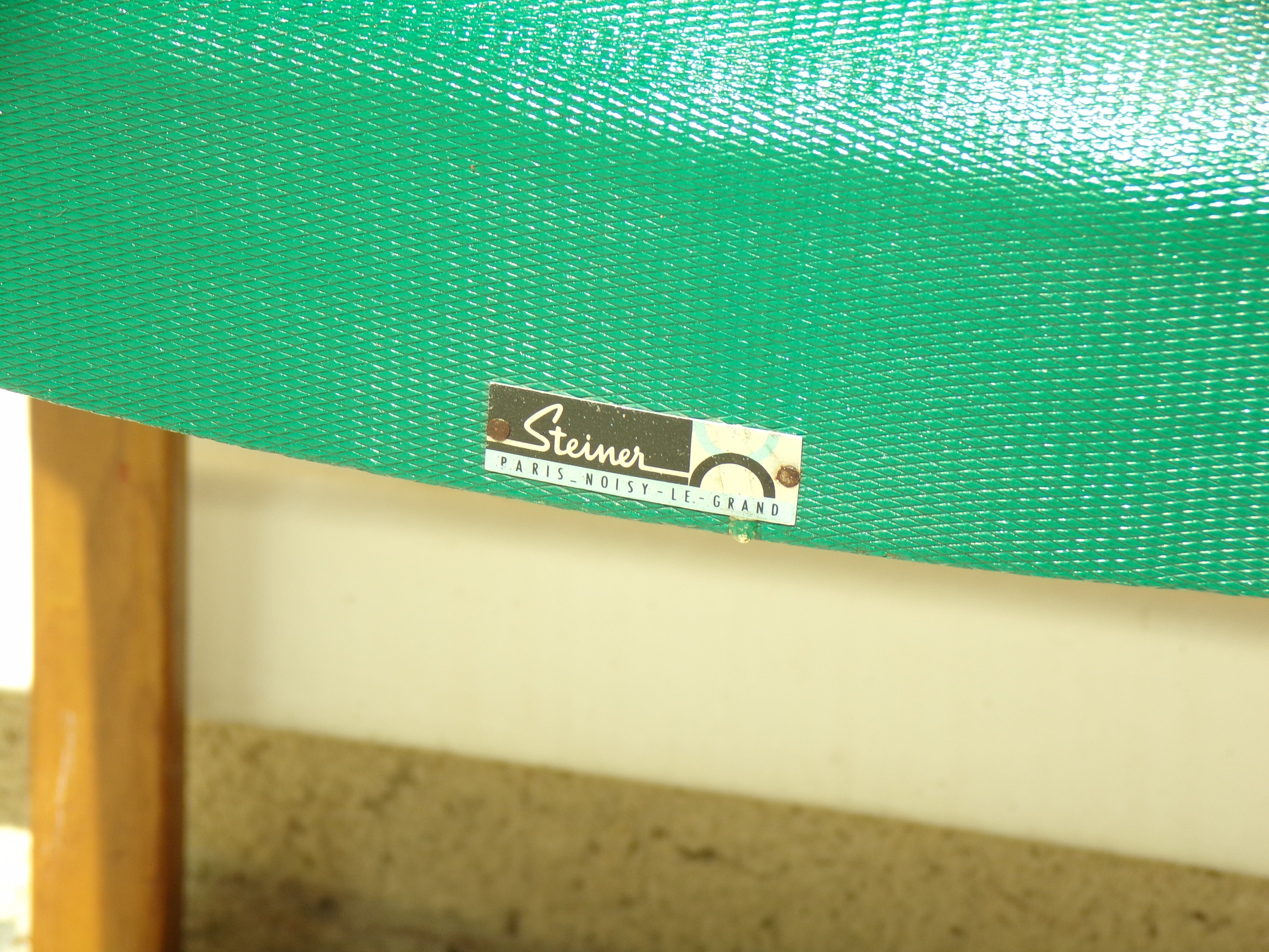 Pair of Bow Wood armchairs by Hugues Steiner