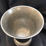 Cup, gothic medieval style pewter cup