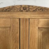 Art Deco oak wardrobe
