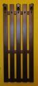 Mid century wall mounted coat and hat rack, 1960s