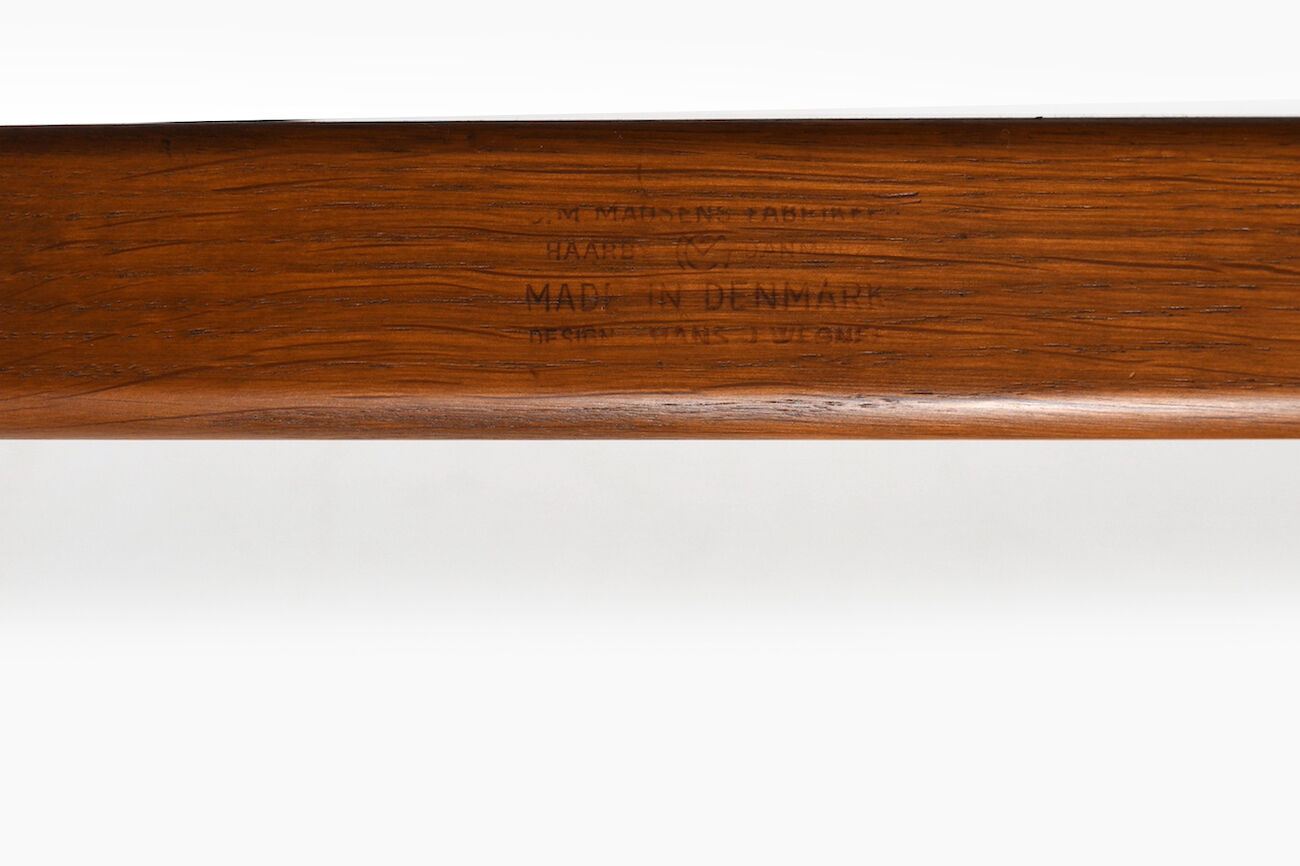 Lot de 6 chaises Hans J. Wegner W2 C.M.Madsen années 1950