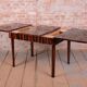 Art Deco Dining Set in Macassar and Leather by Oldřich Liška, Czech, 1920s, Set of 5