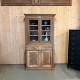 Two-part buffet in raw oak