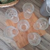 6 Verres Préfontaines vintage