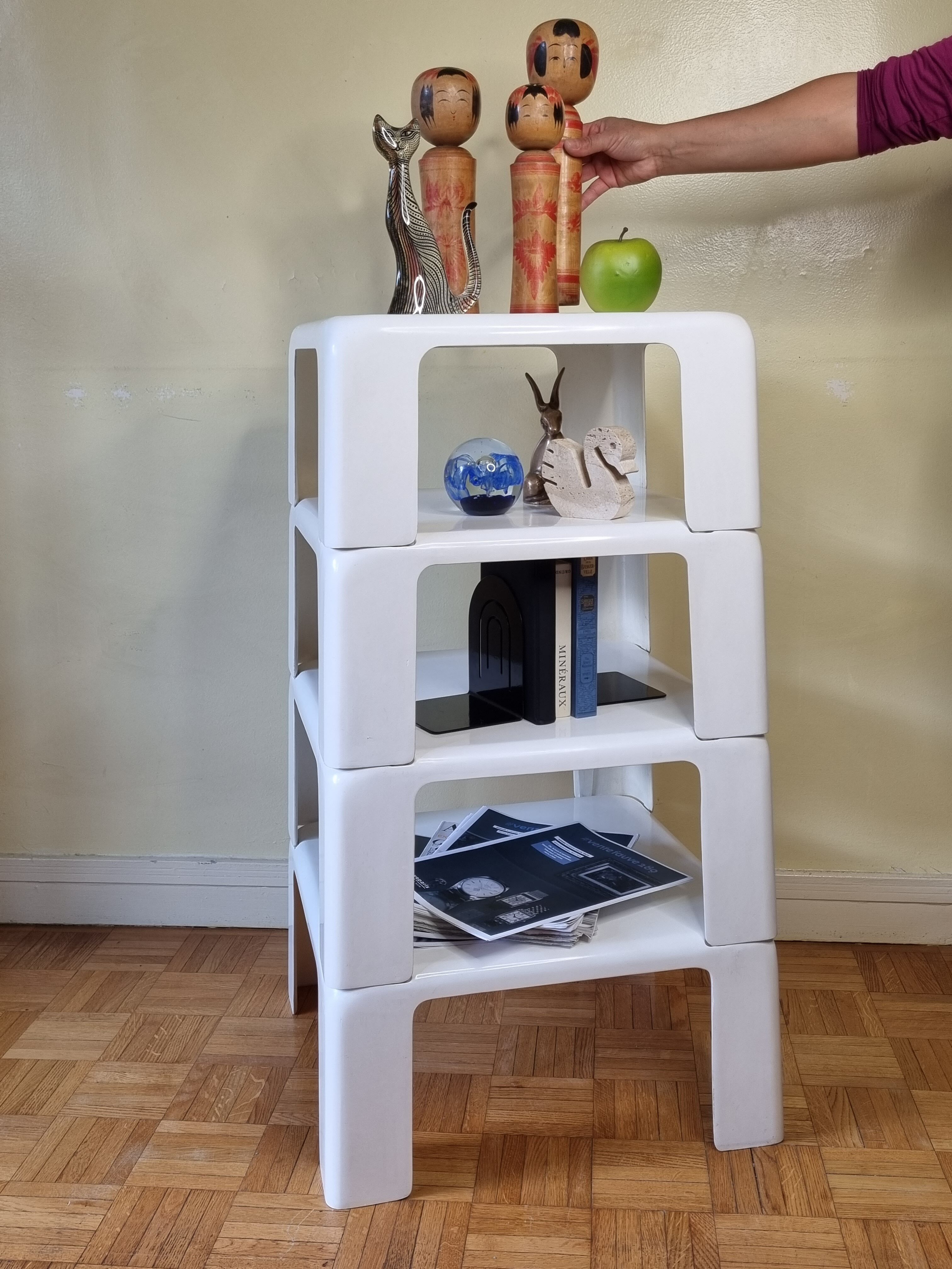 Pull-out coffee tables, "Quattro Gatti" by Mario Bellini for B&B Italia, 60s