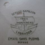 Compote little foot service napoleon of creil and montereau
