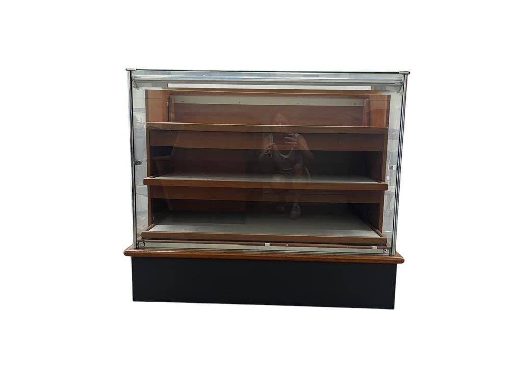 Shop counter/window display/vintage wooden counter with drawers