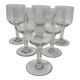 Set de 6 verres à vin / eau xixeme début xxème