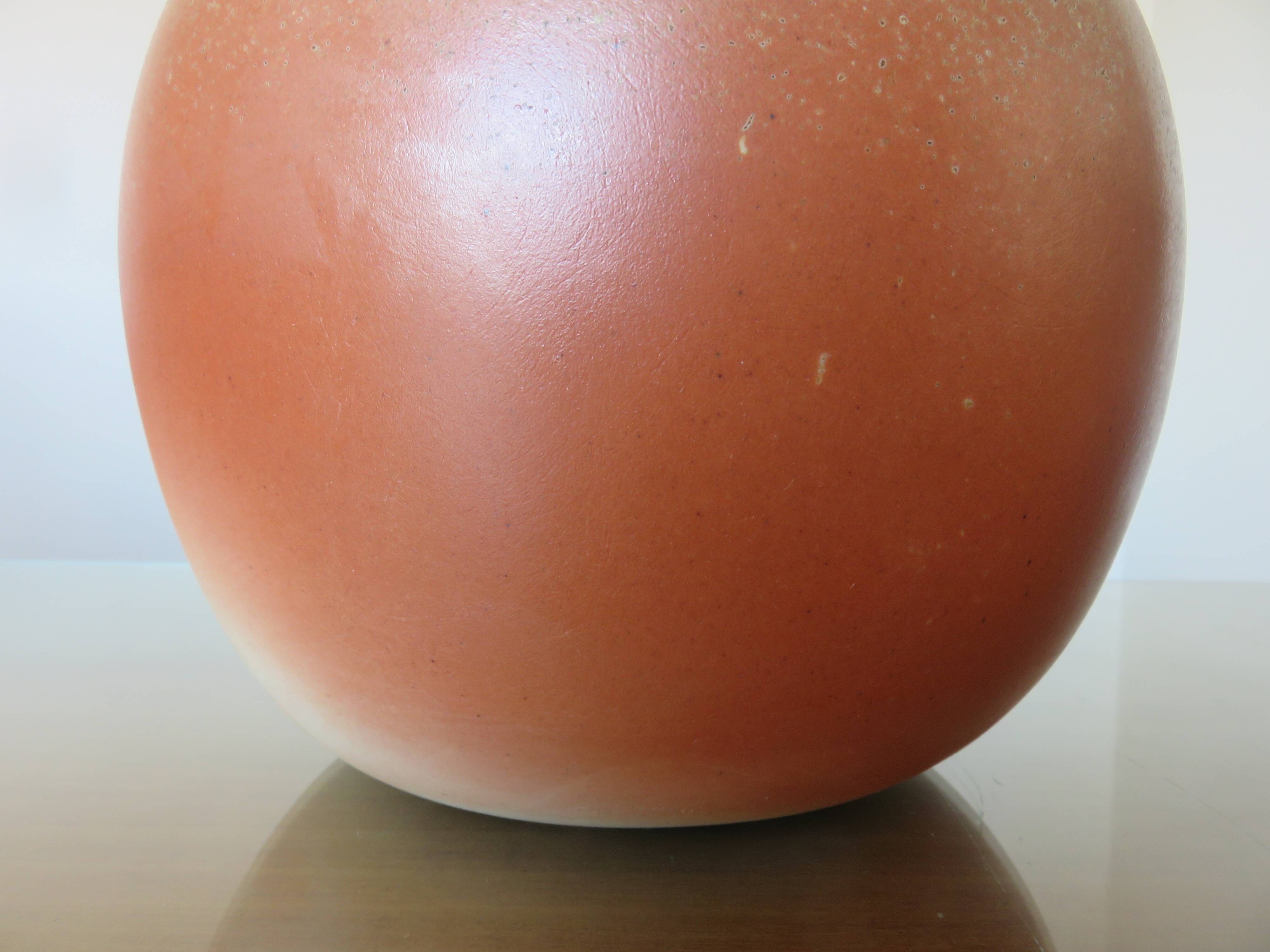 Ceramic ball lamp from the 1950s and 1960s.