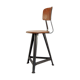 Rowac vintage industrial stool chair from the 1920s