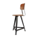 Rowac vintage industrial stool chair from the 1920s