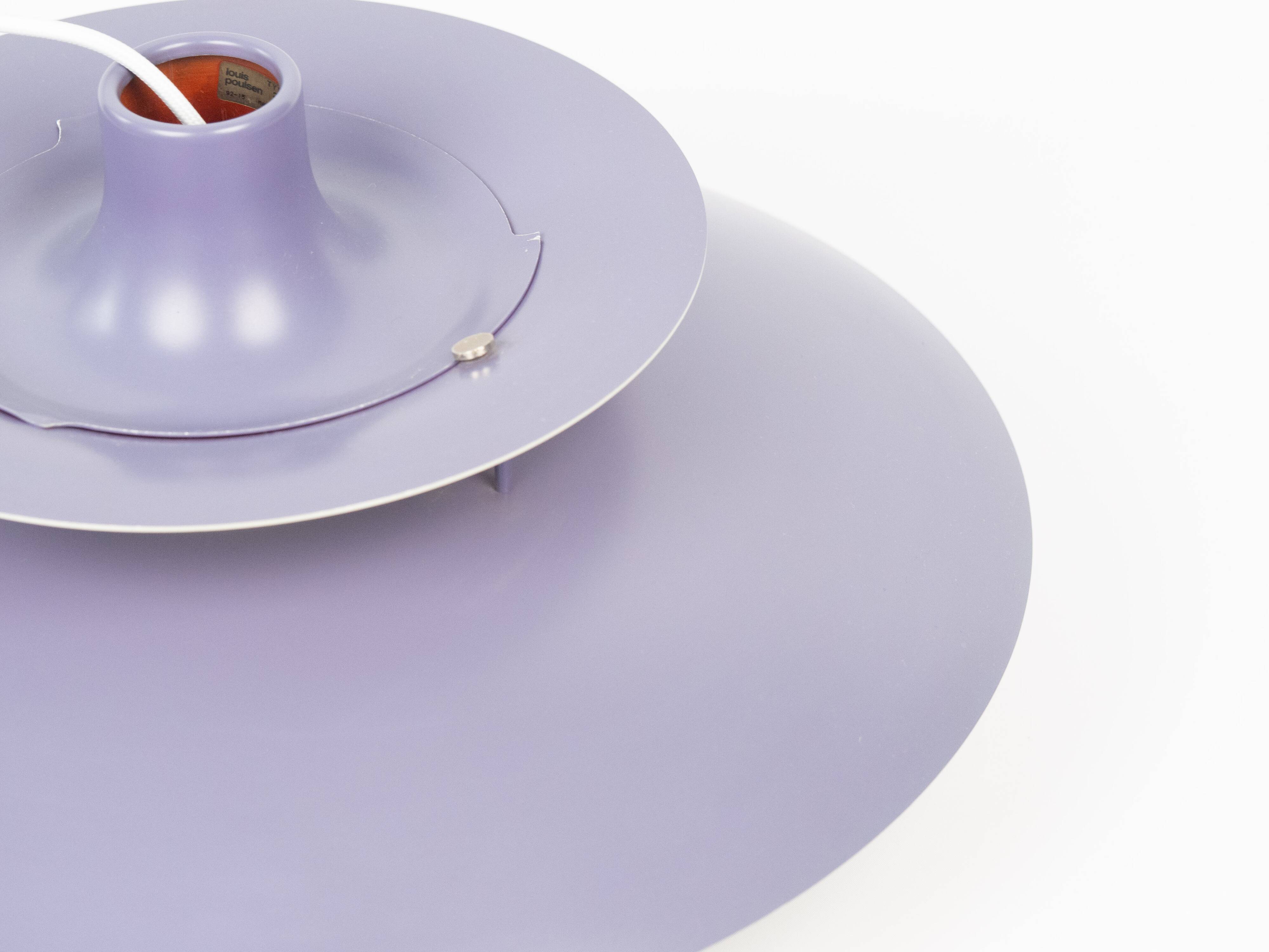 Rare indigo PH 5 pendant lamp by Poul Henningsen, Louis Poulsen, 1958