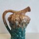Carafe bottle grape barbotine ALPHO art deco