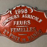 Competition plate agricultural feurs,1998