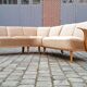 Canapé d'angle scandinave des années 50/60