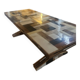 Dining Table Peit hen Eek Waste Table in Scrapwood