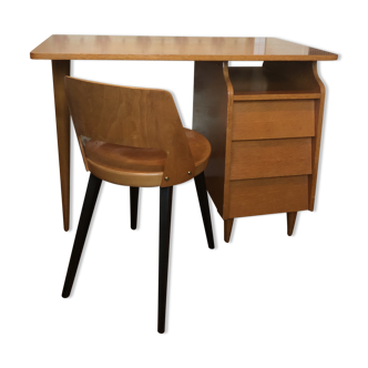 Vintage desk and chair 70