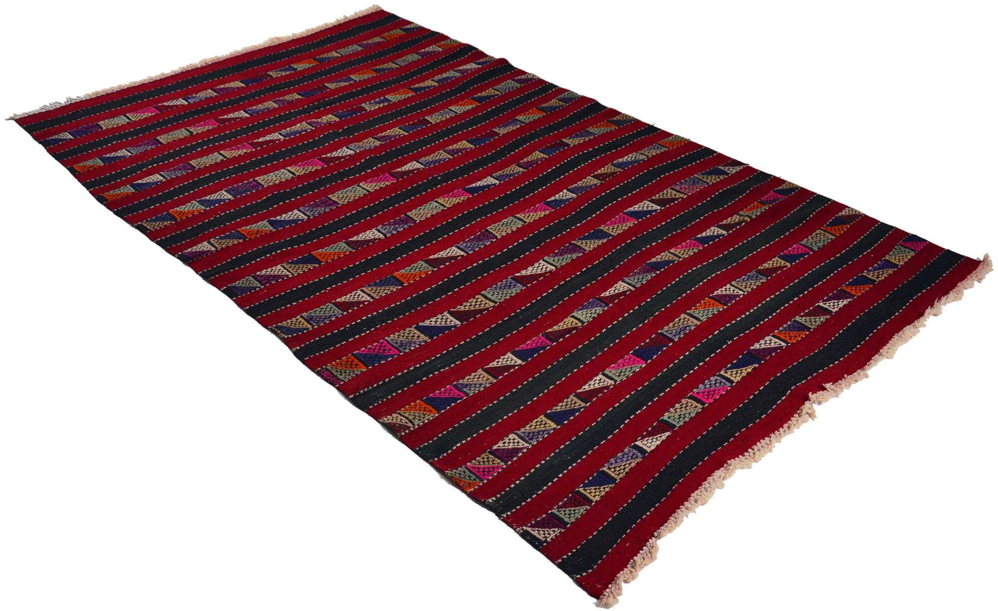 Anatolian handmade kilim rug 257 cm x 160 cm