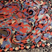 Postmodern Art rug by Pierre Balmain for Van Neder Rugs, France 1980s