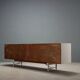 Vintage enfilade Prisma in painted teak, 1960s.