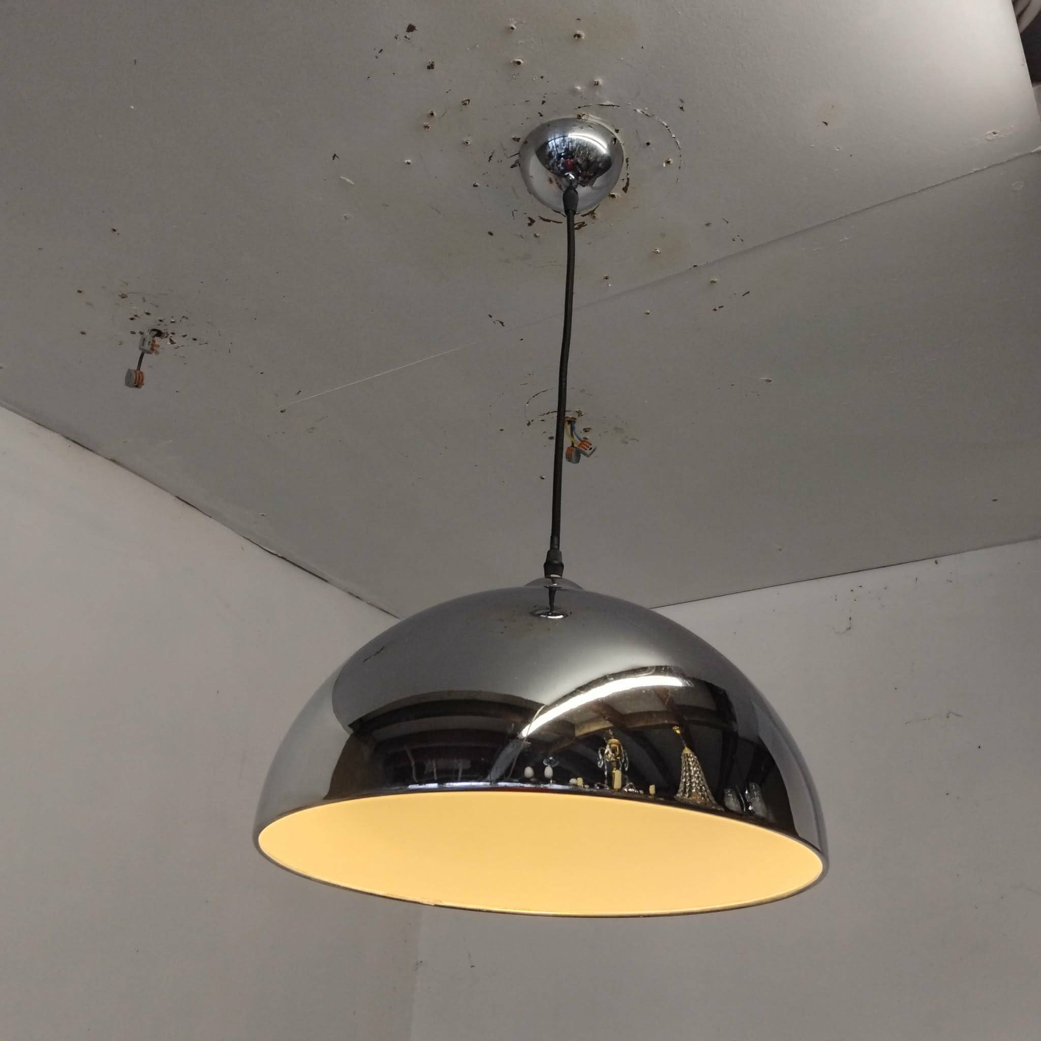 Suspension chromé, années 70-80