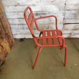 Chaise metalique bistrot