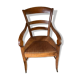 Fauteuil en paille époque restauration