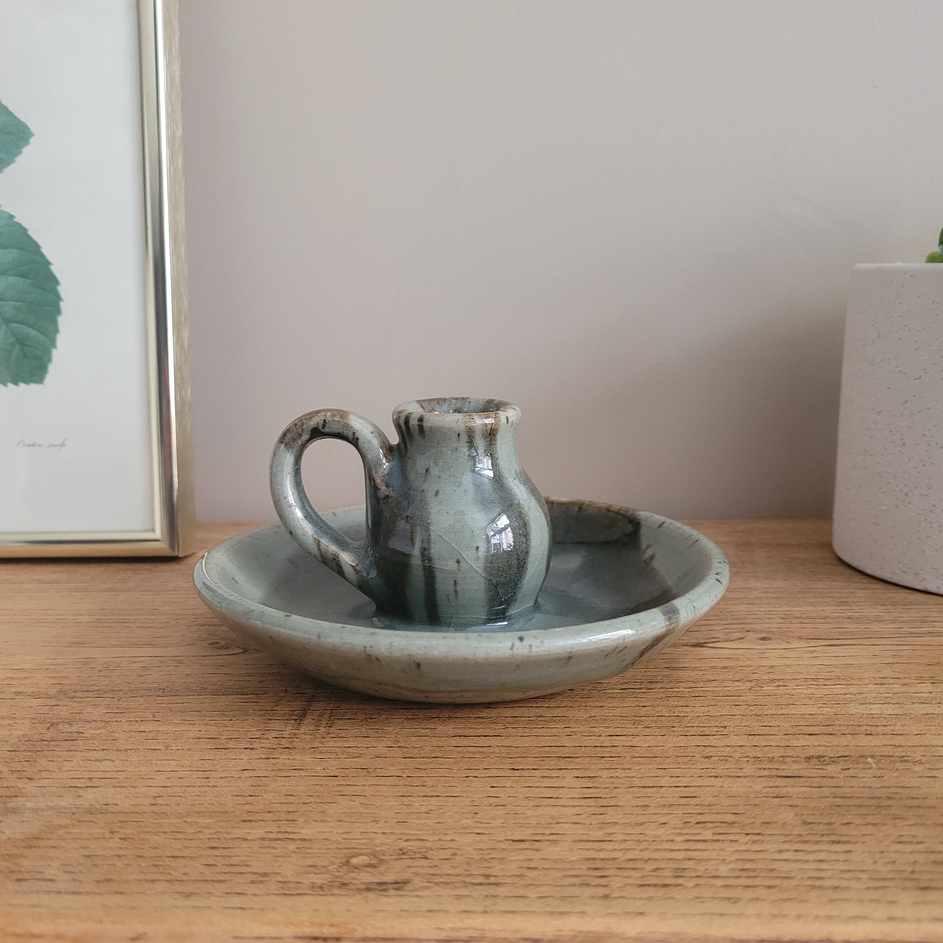 La Redoute x Selency ceramic candle holder 13 marbled